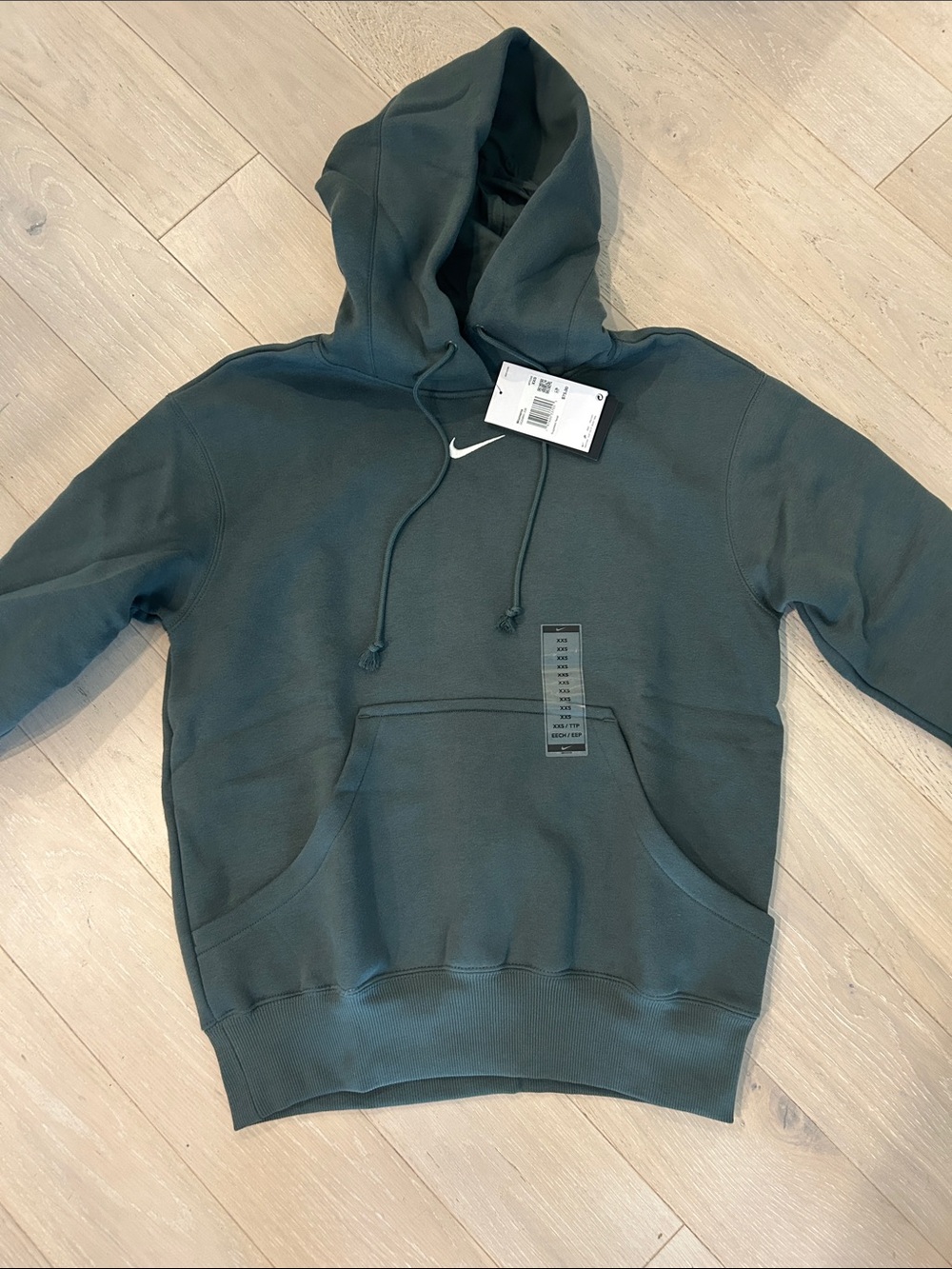 Nike women’s  Hoodie in Deep Teal Green with Swoosh NWT